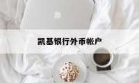 凯基银行外币帐户(一个公司可以开几个外币账户)